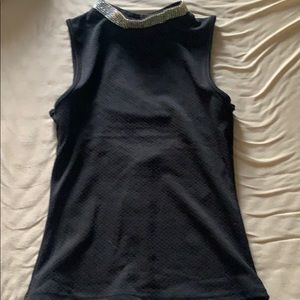 Studded Open Back Top